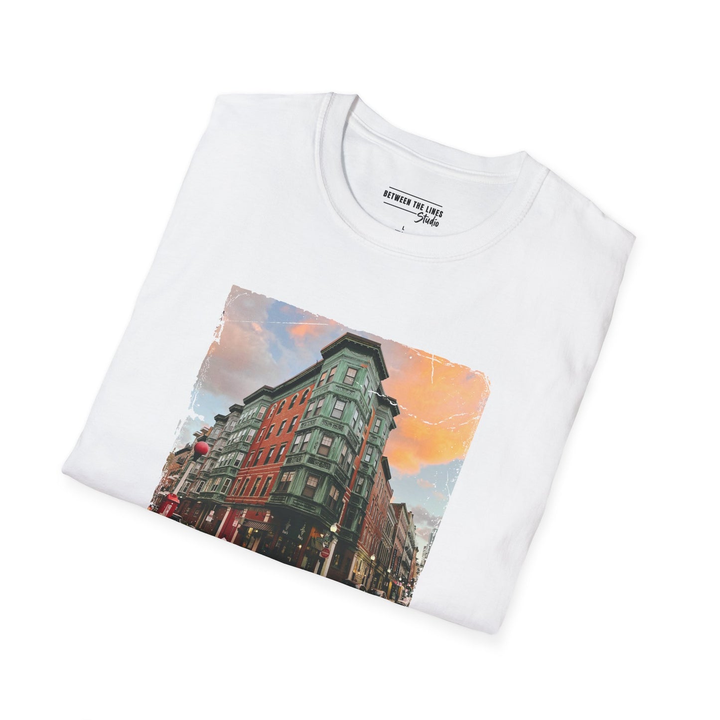 Boston's North End Prince and Salem Streets Vintage Graphic Tee