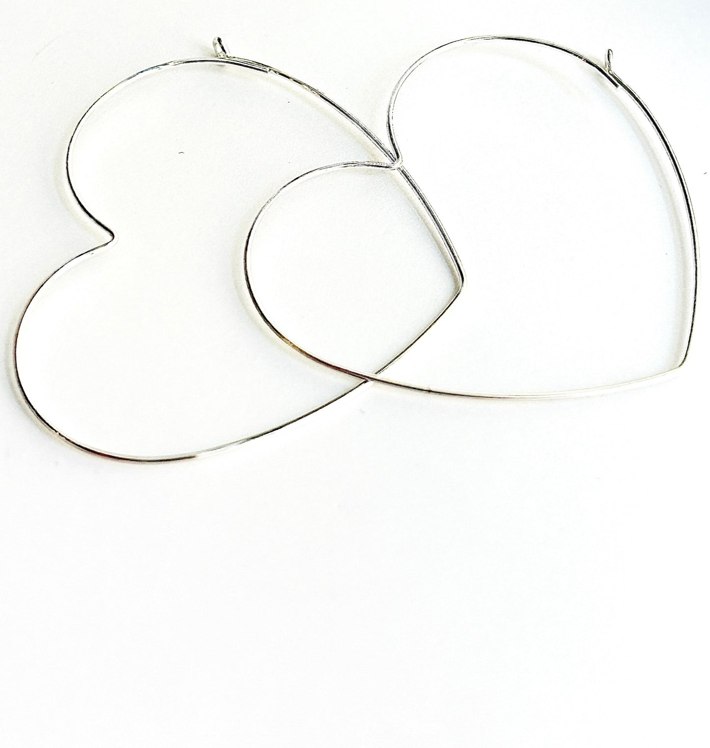 Heart Hoop Earrings