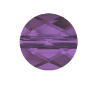 10pcs Swarovski Crystal Beads Faceted 6mm Coin Shape item 5052- Multiple colors