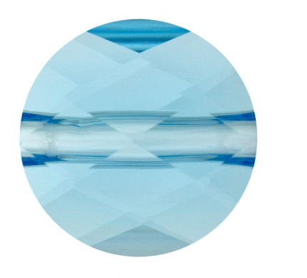 10pcs Swarovski Crystal Beads Faceted 6mm Coin Shape item 5052- Multiple colors