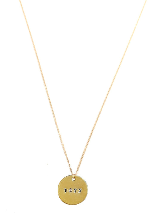 Birth Year Necklace