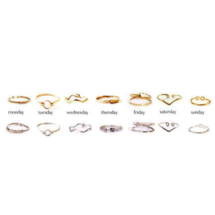 Days of the Week Ring