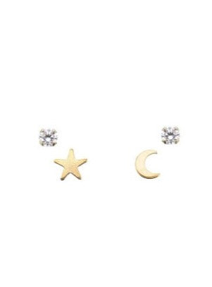 North Star Stud Set Earrings