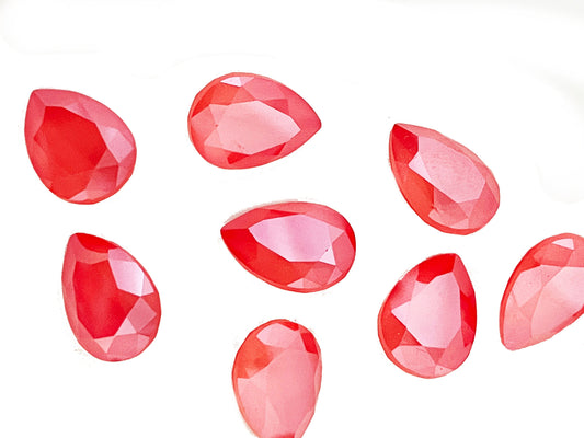 9 pieces 14mm Light Coral Fancy Swarovski  Austrian Crystal 4320