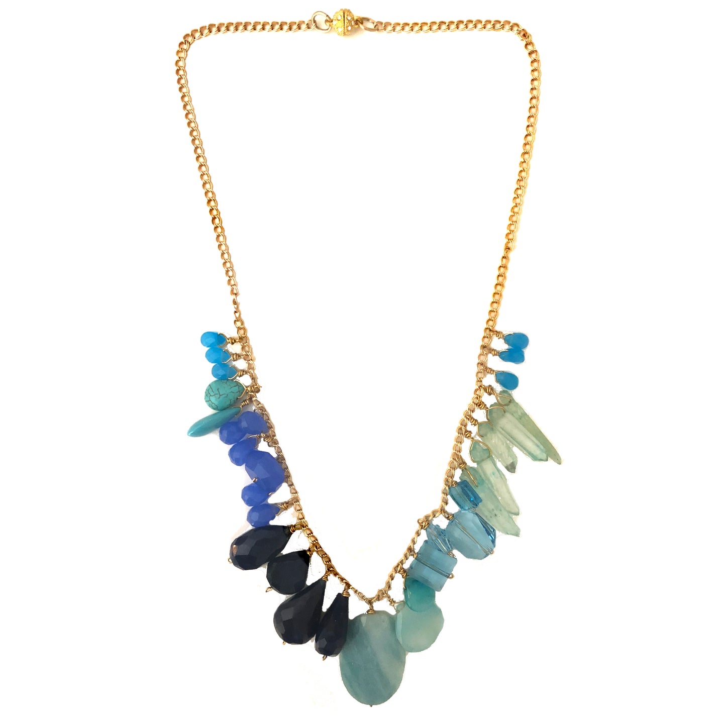 The Blue Line Necklace by Parker