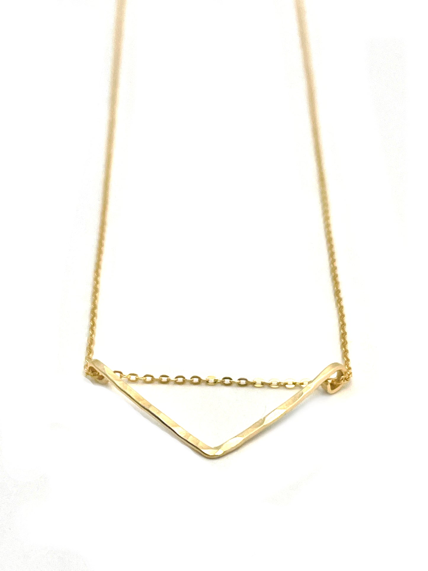 Petite Triangle Necklace