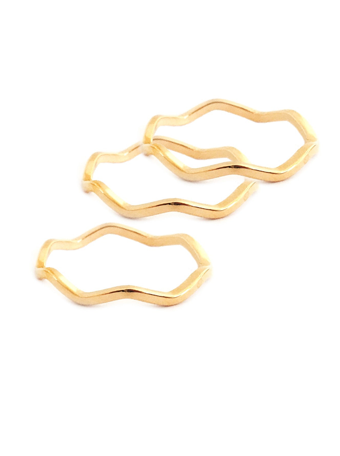 Gold Dipped Wave Ring