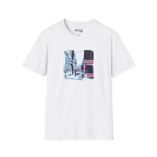 A Snowy Day on Boston's Waterfront - Unisex T-Shirt