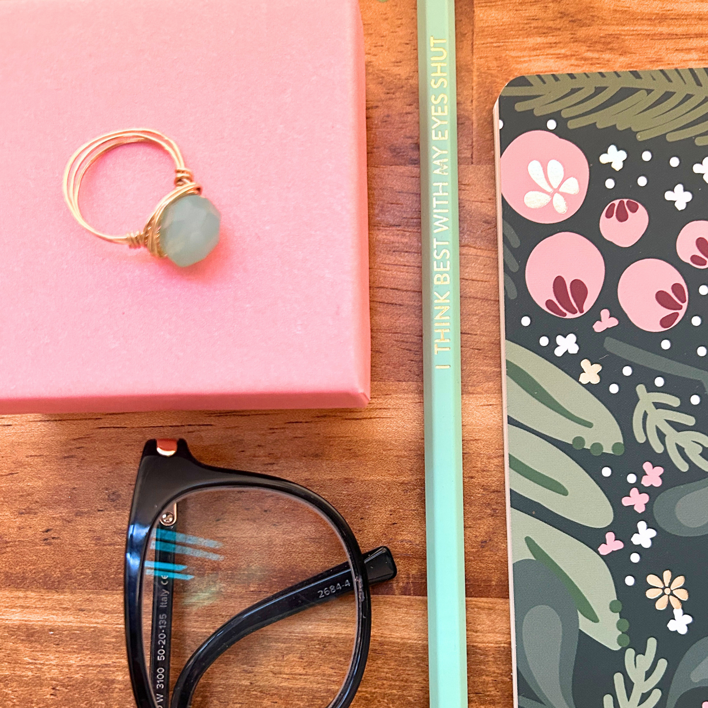 Toby Ring in Seafoam Chalcedony nugget