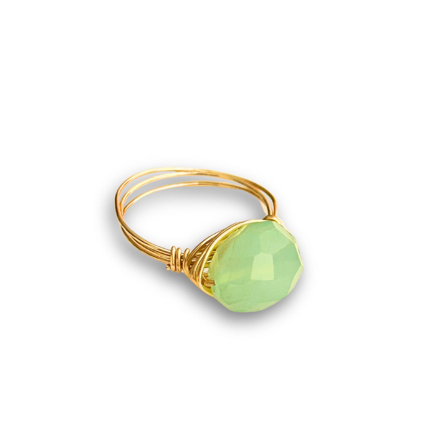 Toby Ring in Seafoam Chalcedony nugget