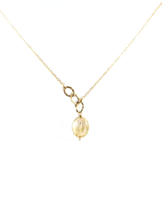 Avendale Citrine Nugget Necklace