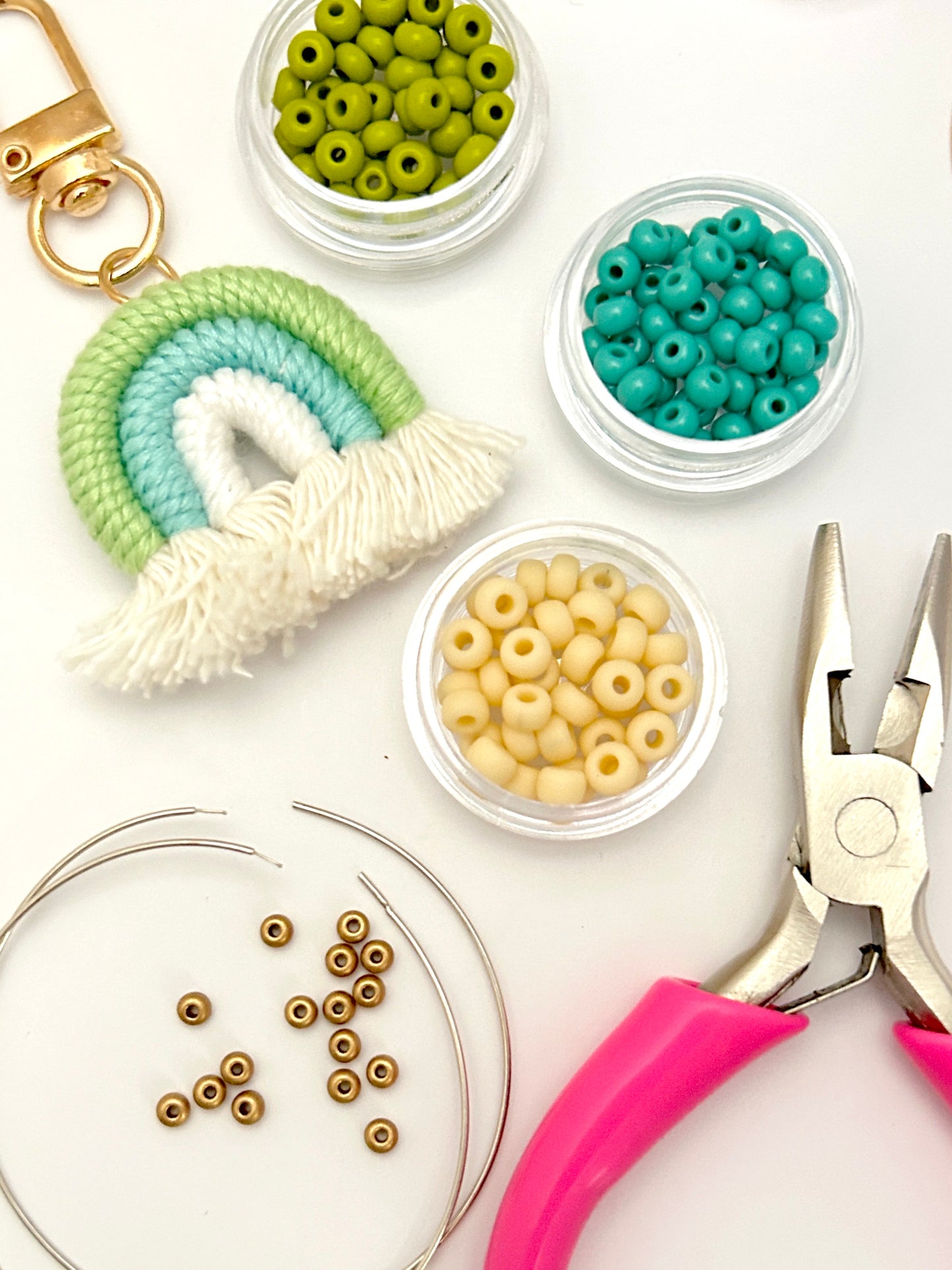 DIY Kit Beaded Hoops - Under the Sea