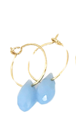 Threader Candy Color Hoop Earrings