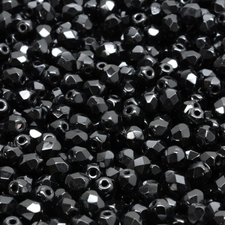 4mm Czech Glass Lot - Mixed colors