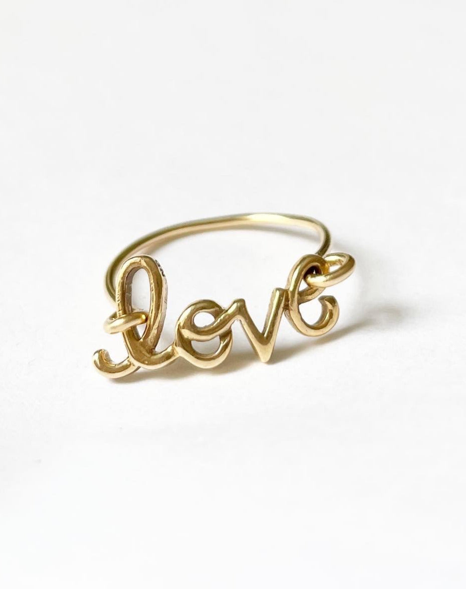 14K Goldfilled LOVE Ring