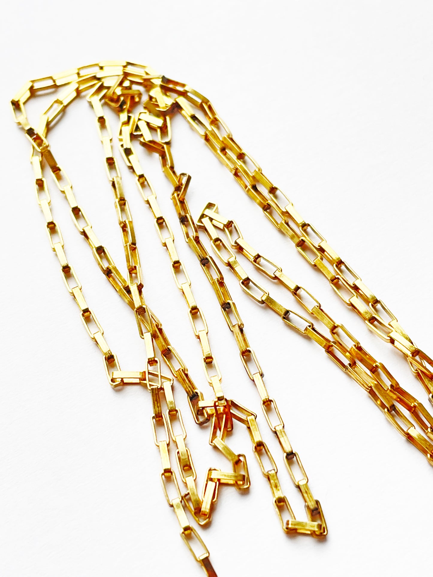 28 inches of 14K Gold-filled Venetian Box Chain Footage