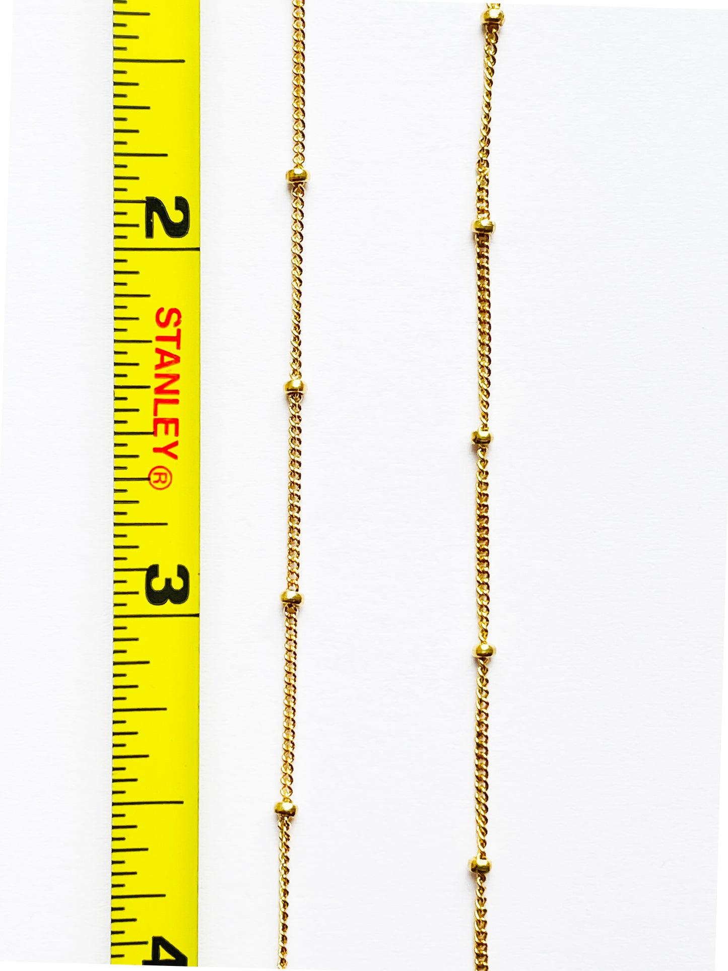 Two 14" sections of Gold-Filled Satellite Chain