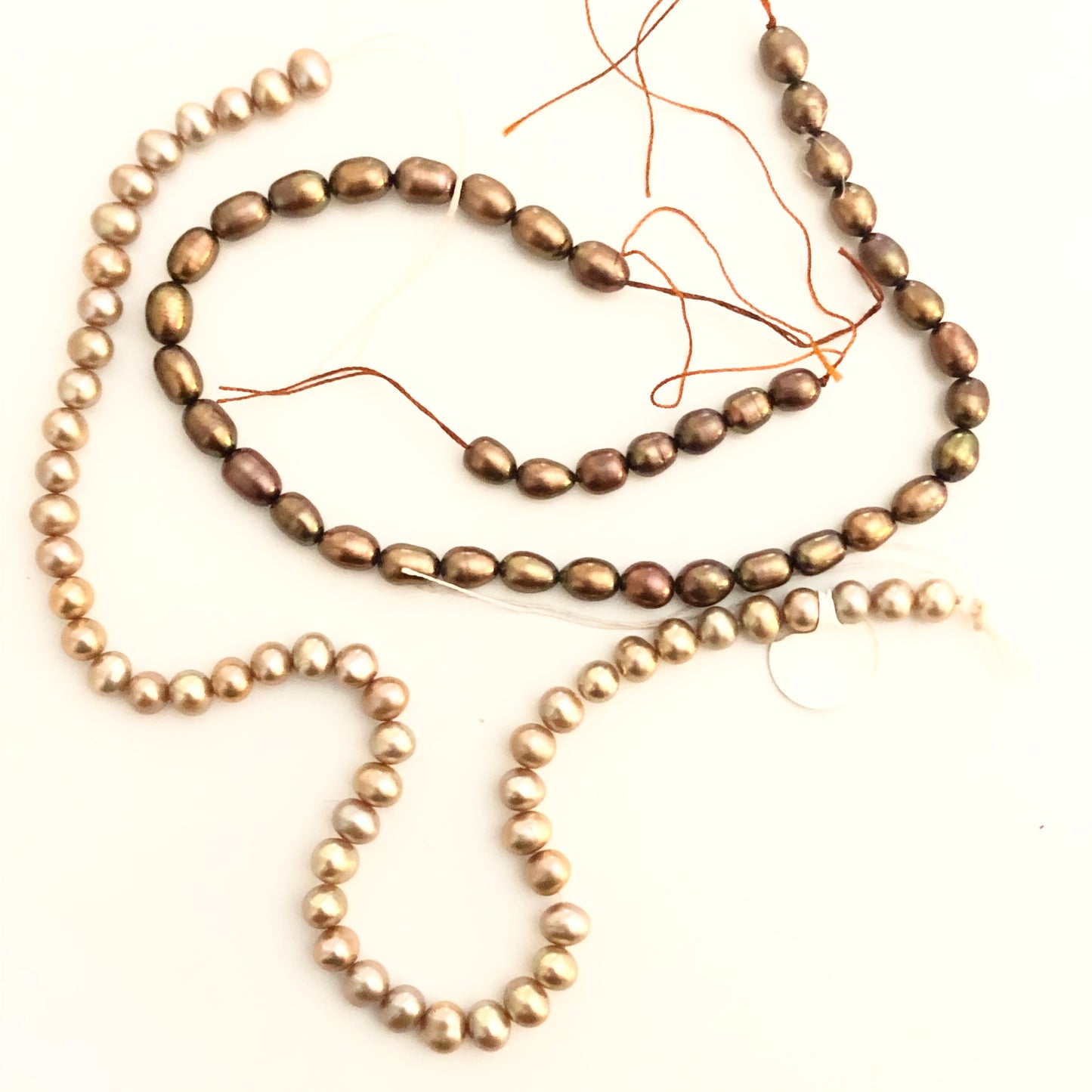 Freshwater Pearl beads Neutral Colors