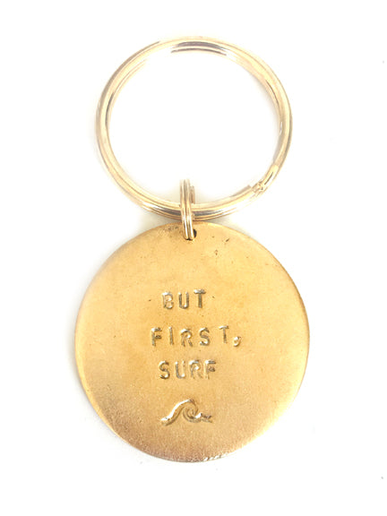 Jumbo "But First, Surf" Key Rings