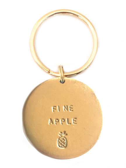 Jumbo "Fine Apple" Key Rings