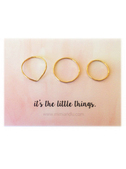 Stackable Ring Set