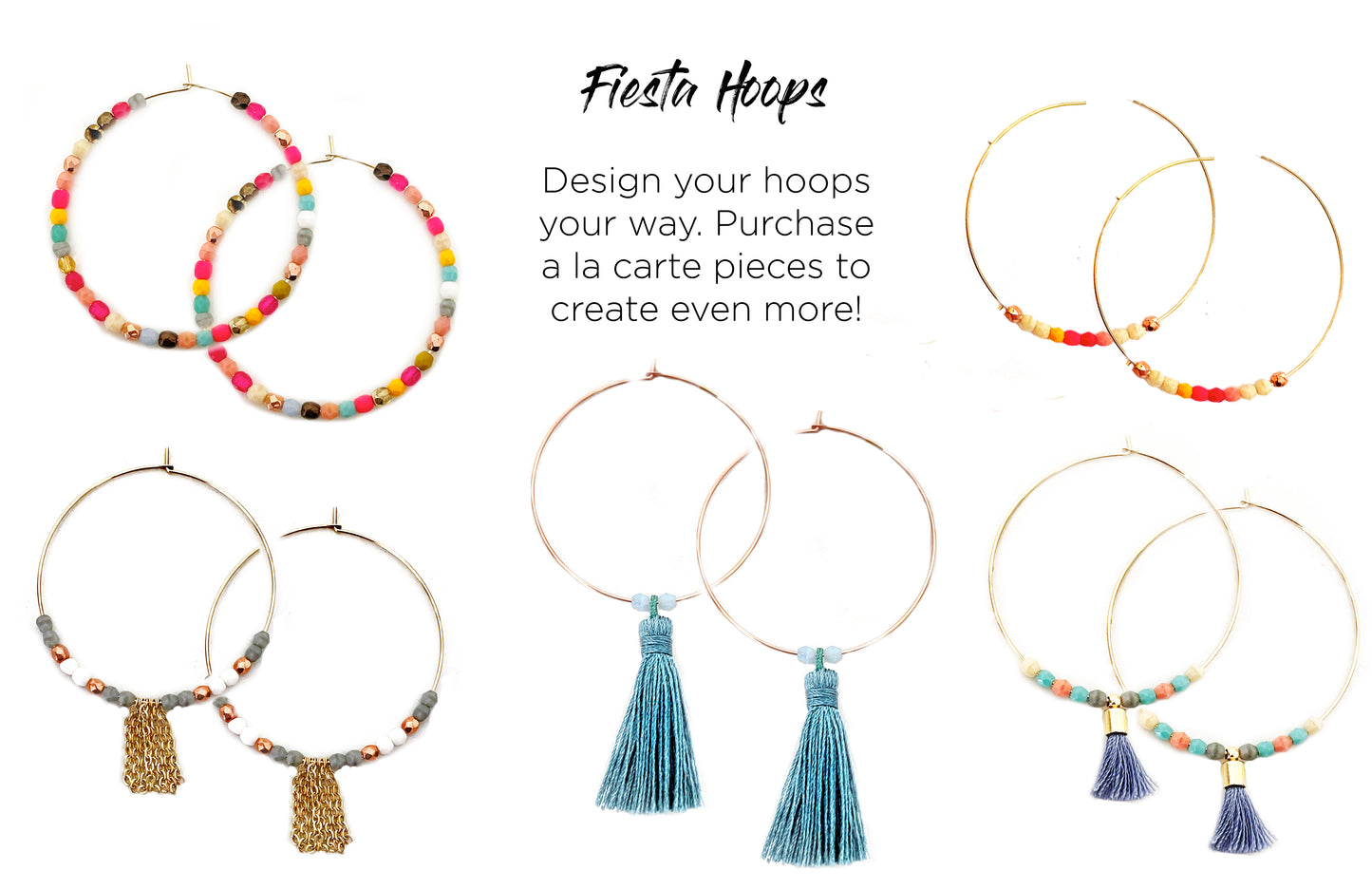 DIY Jewelry Kit - Fiesta Hoops