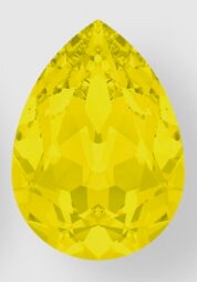 7 pieces 14mm Yellow Opal Fancy Swarovski Crystal 4320